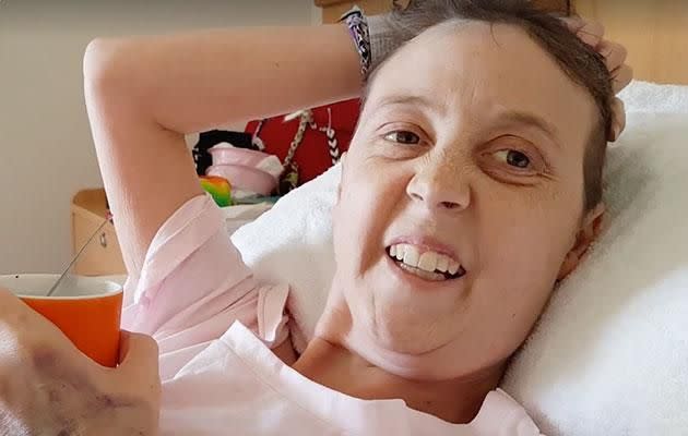 Connie can be seen smiling and cracking jokes in a video detailing her final wish. Photo: Facebook