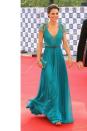 <p>Red carpet-ready in Jenny Packham at the Olympic Gala in London</p>