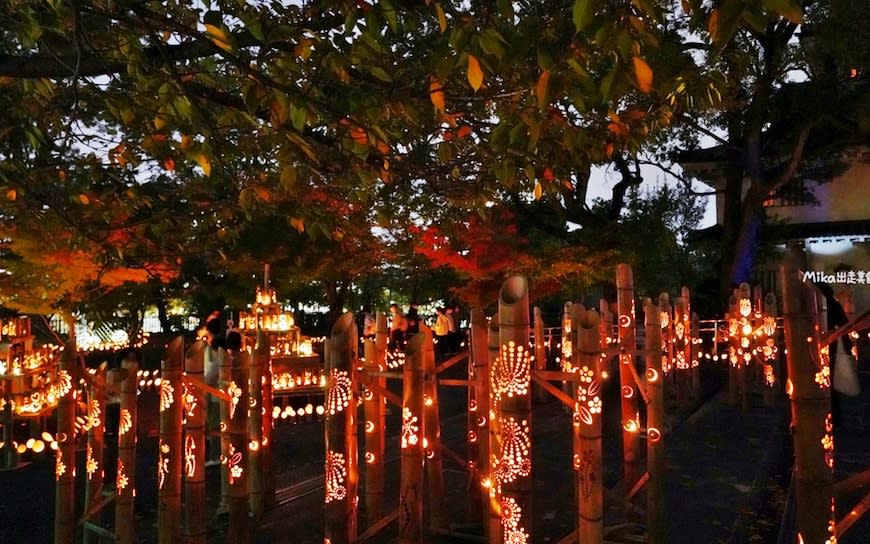 日本北九州｜小倉城竹燈祭