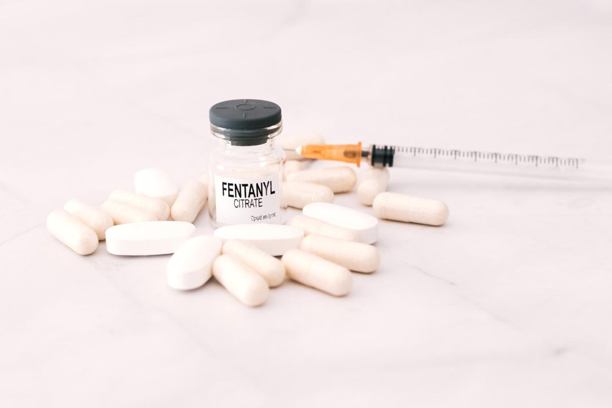 Fentanyl citrate in various forms prescribed by doctors, used illegally in overdose can cause death