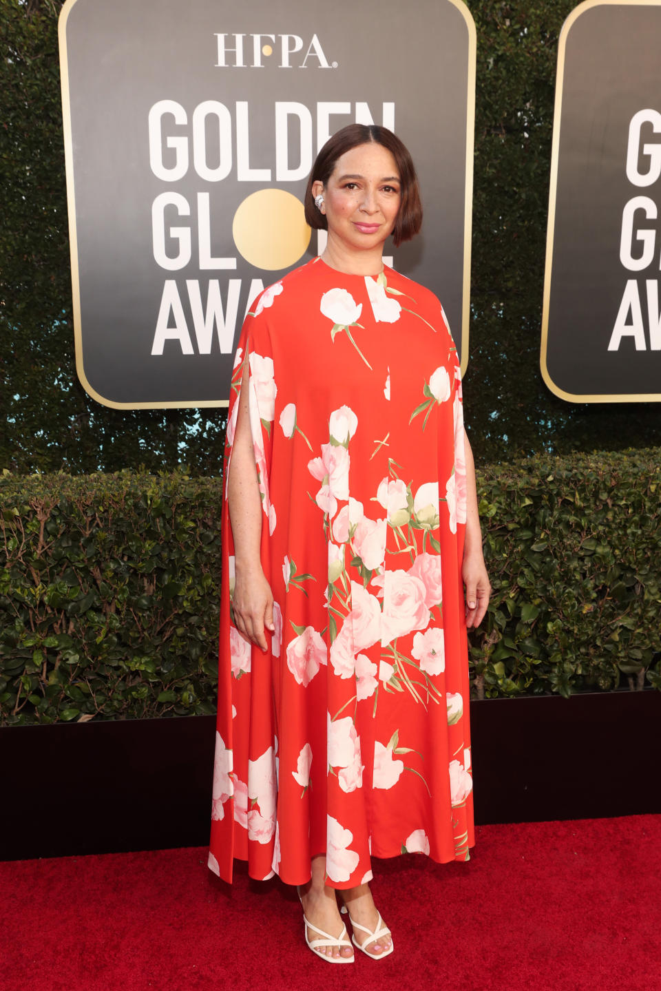 Maya Rudolph attends the 78th Annual Golden Globe Awards held at The Beverly Hilton and broadcast on February 28, 2021 in Beverly Hills, California.