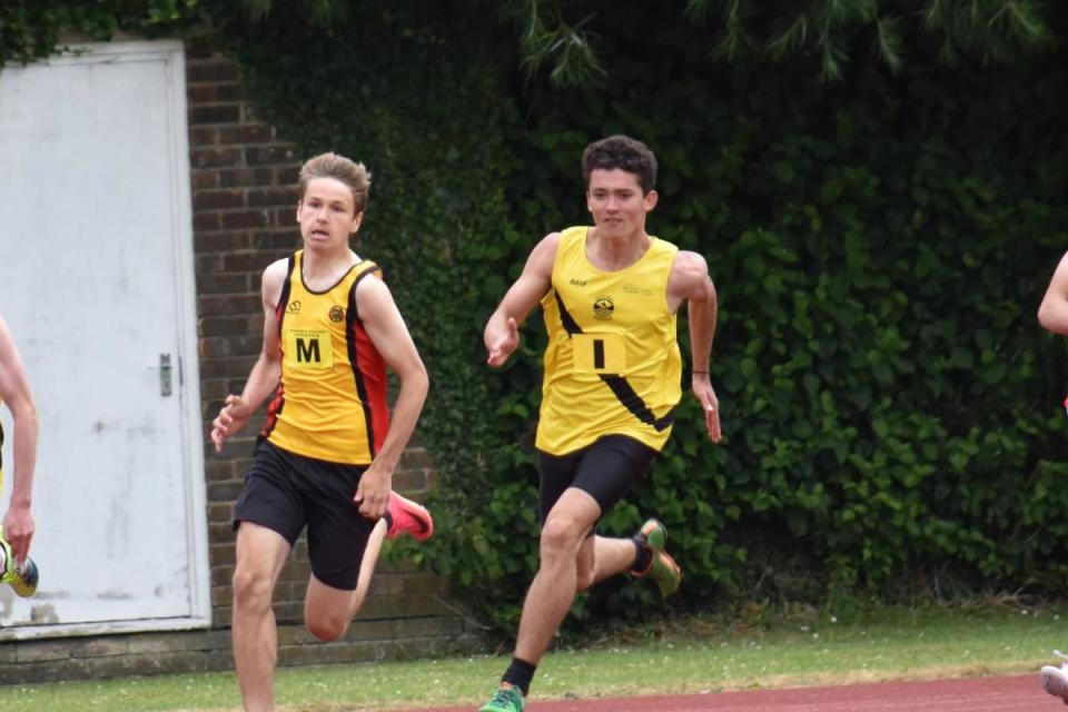 Isaac Phillimore taking on the 200m <i>(Image: Nathan Jenkins)</i>