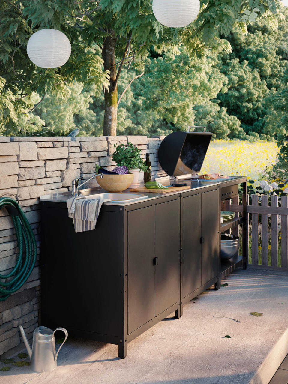 Consider DIY outdoor kitchens