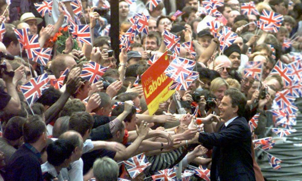 Tony Blair Downing Street 1997.