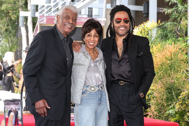 <p>John Salangsang/Shutterstock</p> Hal Williams, Marla Gibbs and Lenny Kravitz