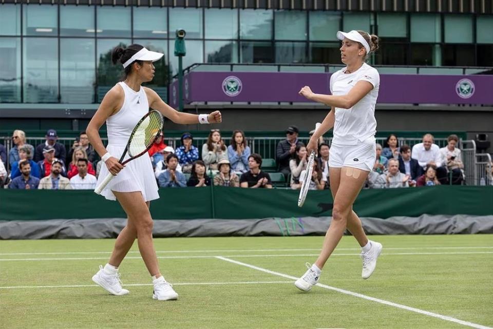 溫網／強！謝淑薇寫溫網女雙22連勝　距離衛冕后冠只差兩勝