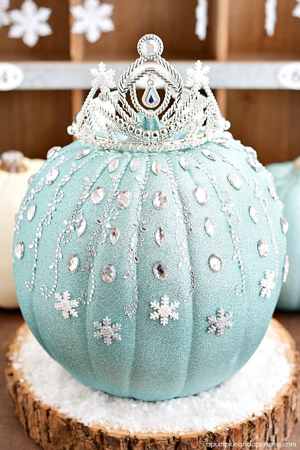 Frozen Elsa Pumpkin Idea