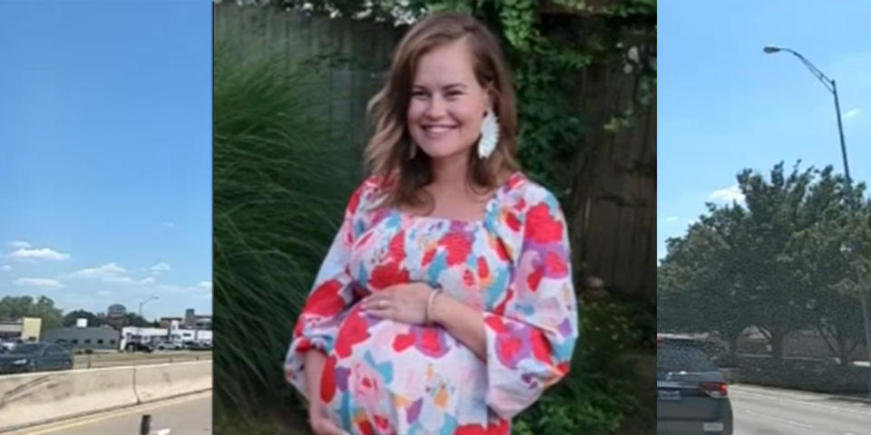 Texas mom Brandy Bottone was ticketed twice for driving in the carpool lane. Her defense: Her unborn baby counted as a passenger.  (KXAS)