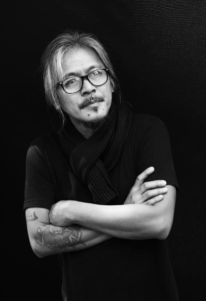 Director Lav Diaz poses on August 7, 2014 in Locarno, Switzerland. (Photo by Vittorio Zunino Celotto/Getty Images)