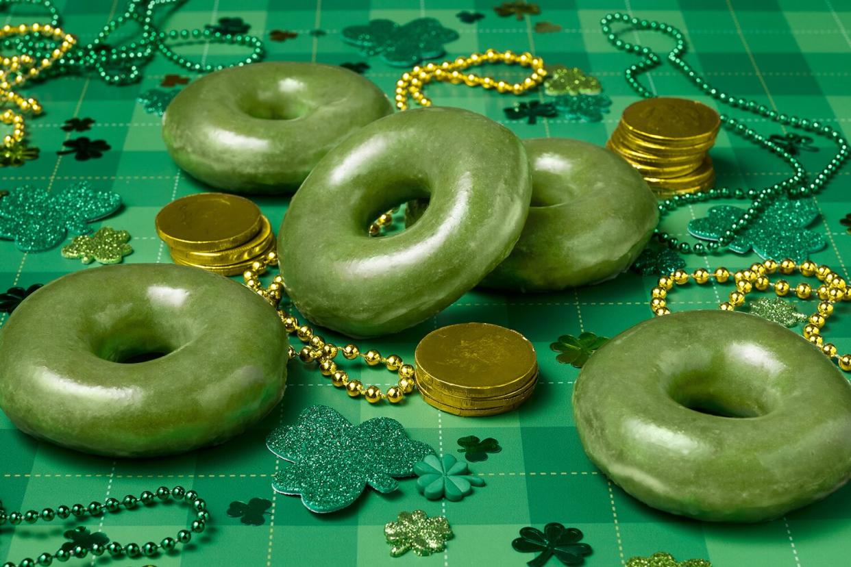 Krispy Kreme is Giving Out Free Green Donuts for St. Patrick’s Day