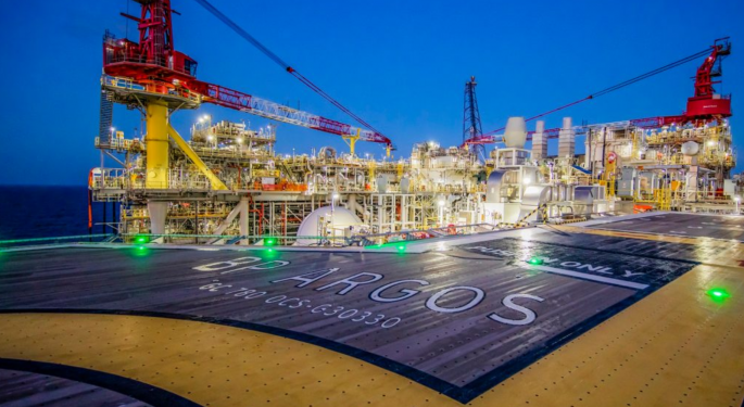 BP comienza a bombear petróleo en la plataforma Argos en México