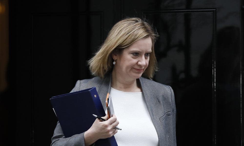 Amber Rudd leaving 10 Downing St