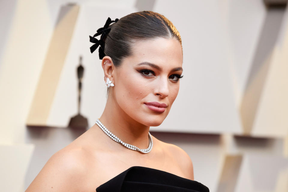 Ashley Graham arrives for the 91st Annual Academy Awards. (Photo: Getty Images)