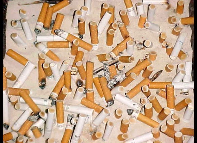 When King's family piled the evidence of his addictions - cigarette butts, beer cans, grams of cocaine and marijuana - on the rug in front if him, their message finally got through. Since the late 1980s King has been sober. IMAGE: Wikimedia