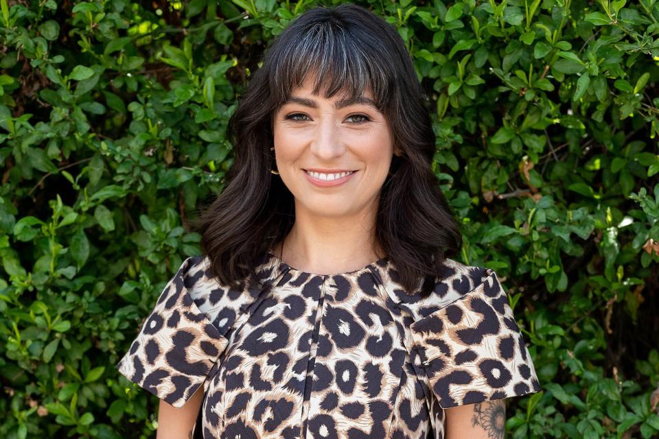 UNSPECIFIED: In this image released on April 22, host Melissa Villaseñor behind the scenes of the 2021 Film Independent Spirit Awards at Post 43 in Los Angeles, California.