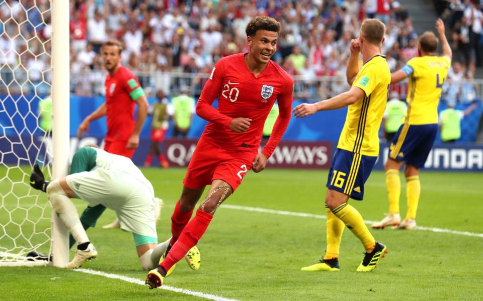 Dele Alli scored England's second against Sweden on Saturday - Getty Images Europe