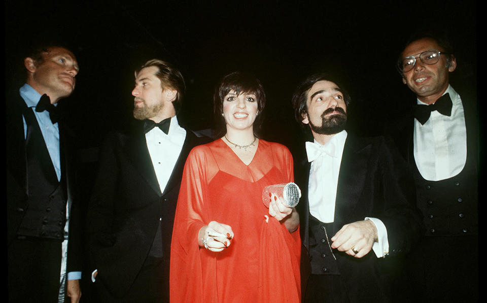 Robert De Niro, Liza Minnelli, and Martin Scorsese