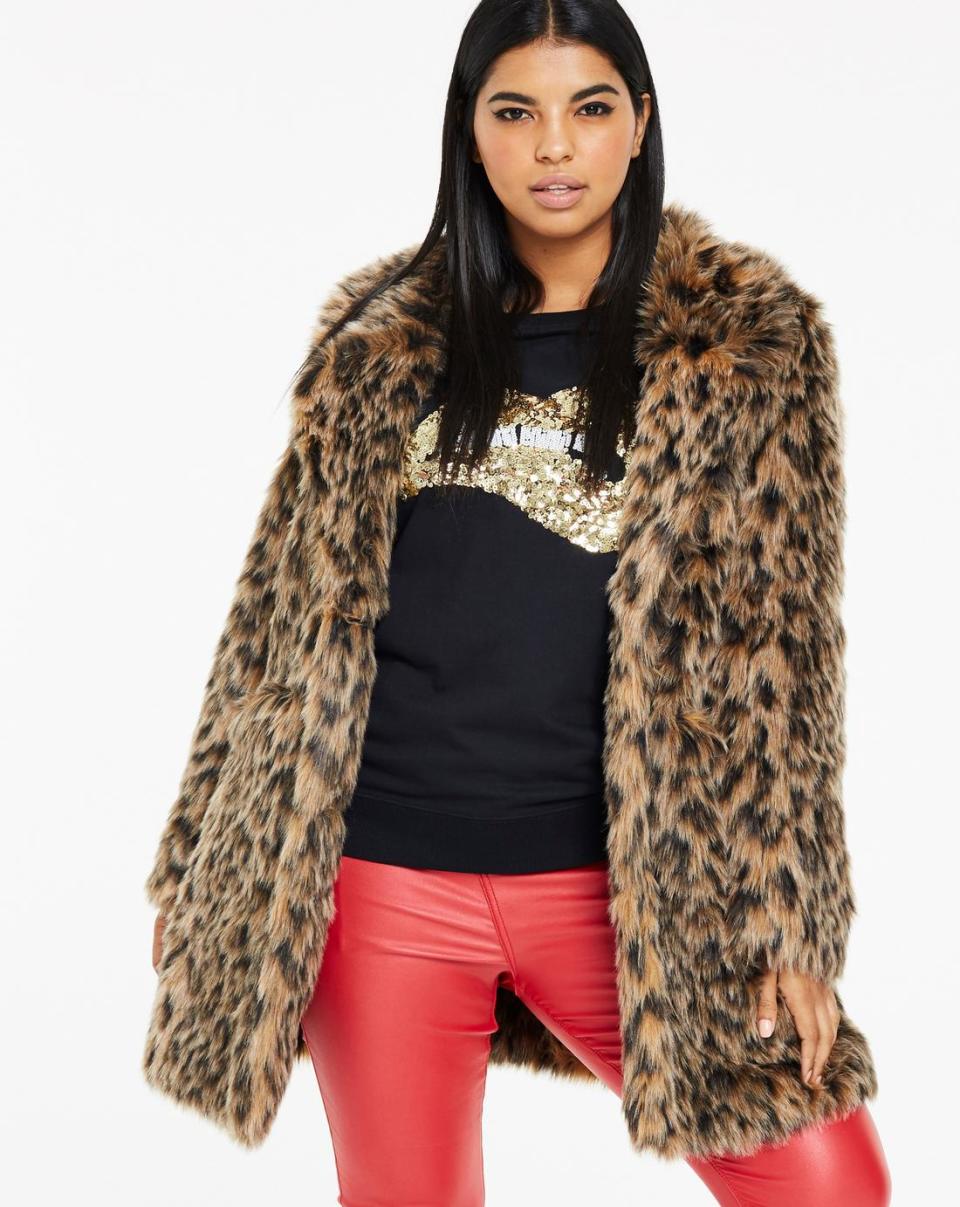 Faux-fur jacket