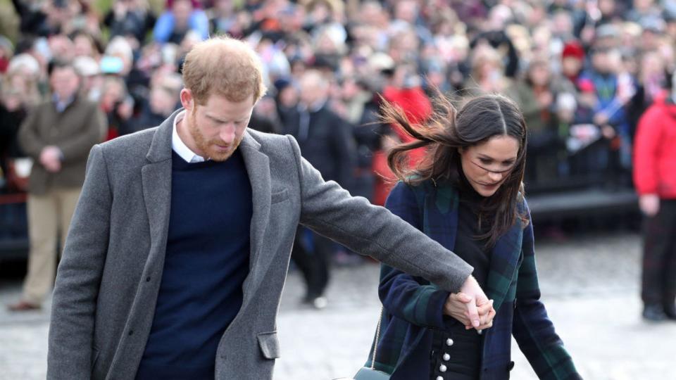 Holding hands in Edinburgh