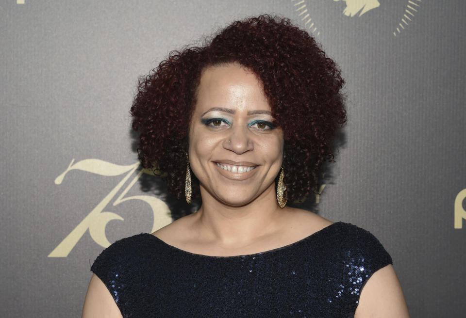 FILE - In this May 21, 2016, file photo, Nikole Hannah-Jones attends the 75th Annual Peabody Awards Ceremony at Cipriani Wall Street in New York. Weeks of tension over the hiring of investigative journalist Hannah-Jones at the University of North Carolina at Chapel Hill will now come down to a decision from the school's board of trustees on whether to offer her tenure. (Photo by Evan Agostini/Invision/AP, File)