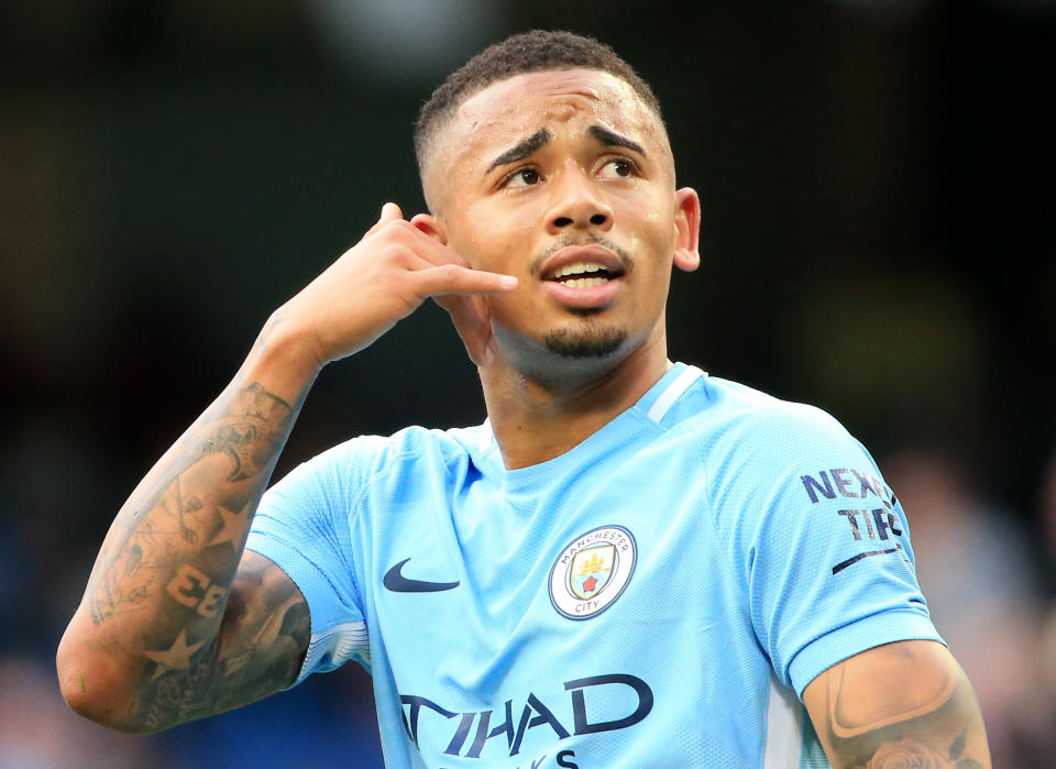 Good reception: Gabriel Jesus has been on call for City this season