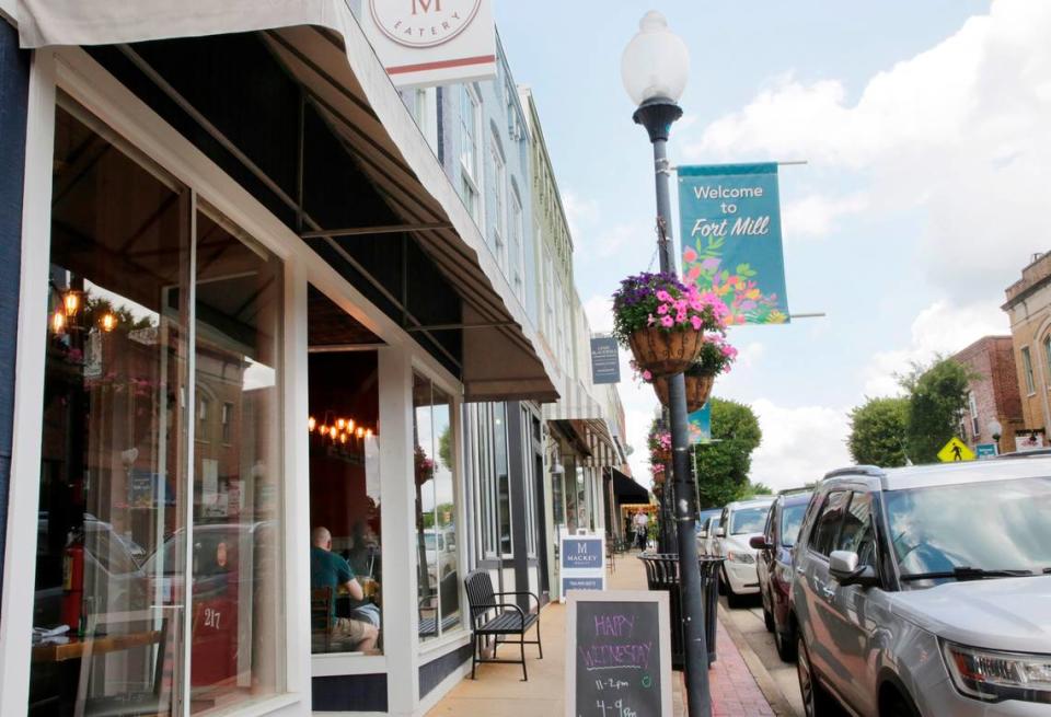 Fort Mill, shown here, is one of the fastest growing towns in the country. New U.S. Census Bureau estimates show only a dozen cities or towns with 20,000 or more people grew at a faster rate from 2022 to 2023.