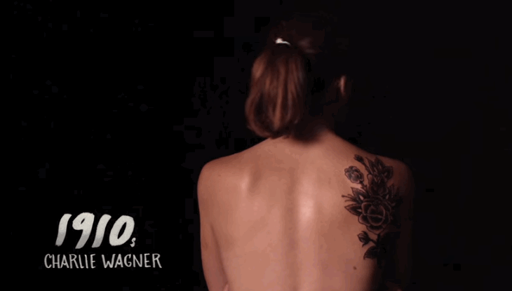 Watch 100 Years of Tattoos, In Just 3 Gorgeous Minutes, All on One Person