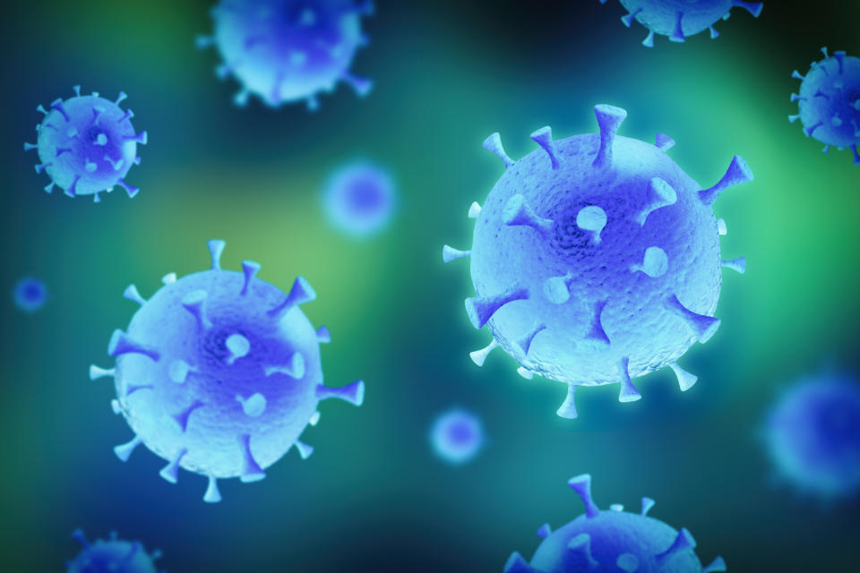 3d visualisation of the coronavirus