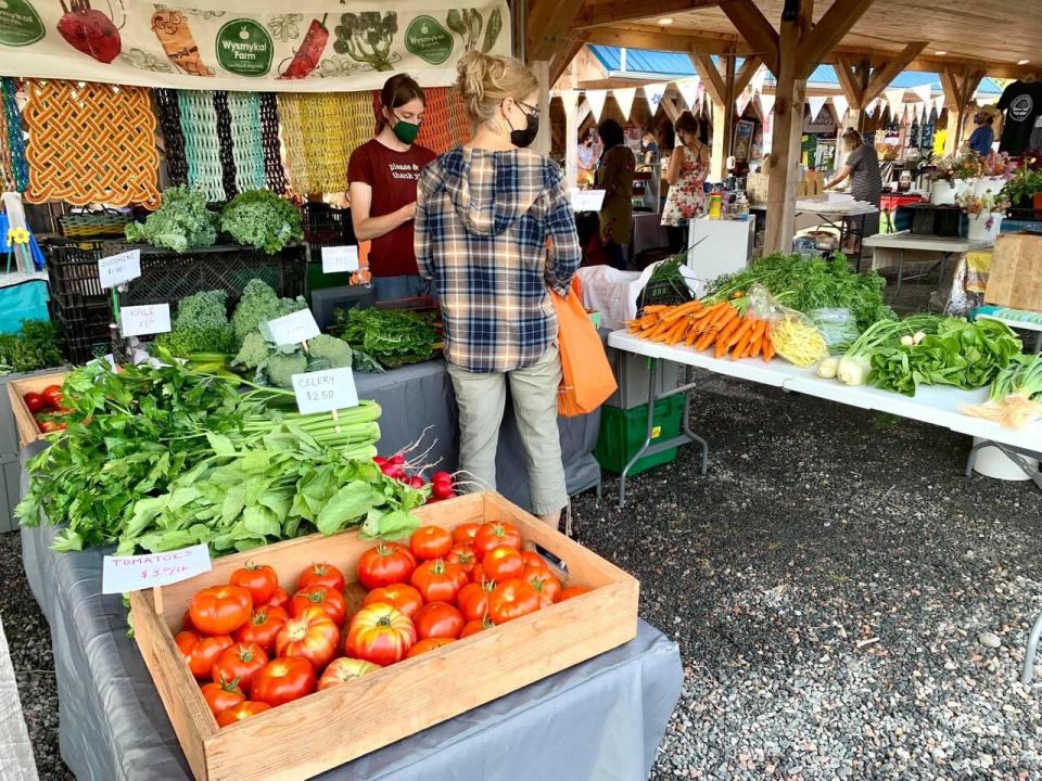 The Pugwash Farmers’ Market has over 40 farmers, artisans, and bakers who gather weekly and is part of the Farmers Markets of Nova Scotia cooperative.