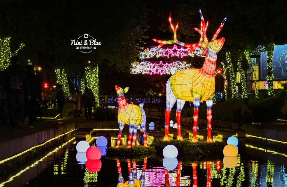 台中｜2021綠川水岸聖誕節燈區