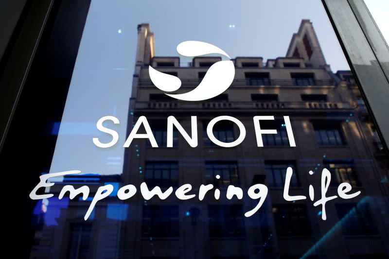 Sanofi annual results news conference in Paris