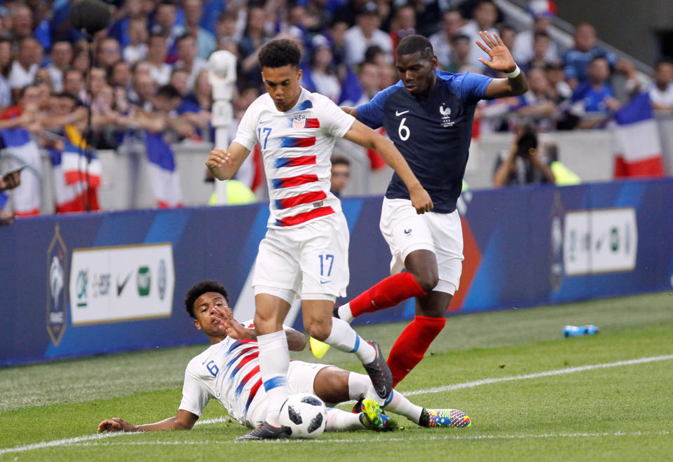 Pogba titulaire face aux USA (photo Reuters).