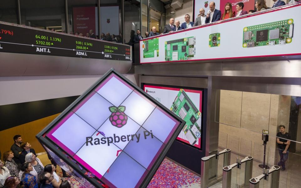 Raspberry Pi began trading on the London Stock Exchange on Tuesday