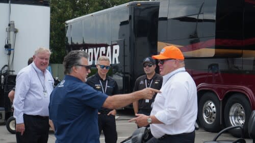 IndyCar Team Owners Before Meeting with Roger Penske