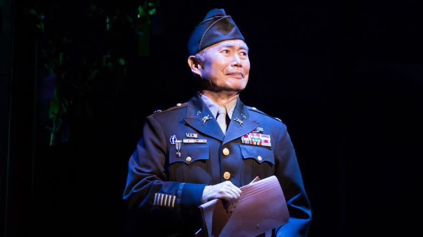 George Takei as Sam Kimura in the original Broadway production of Allegiance.