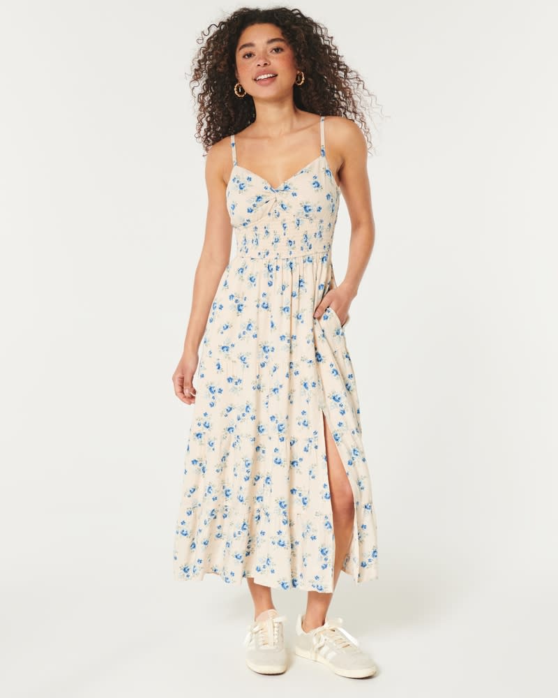 A Floral Midi Dress