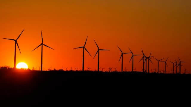 Wind turbines in Indiana