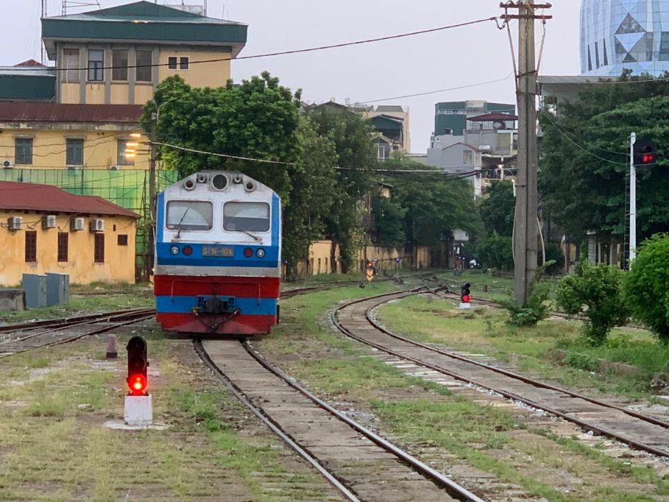 Trains can take travellers right from the south to the north of Vietnam (Andrew Eames)