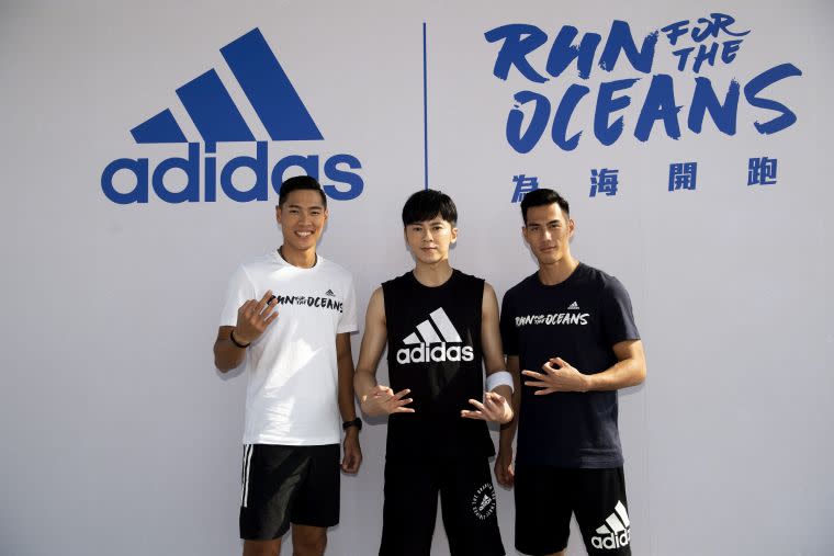 李國毅擔任領跑大使，與陳傑、楊俊瀚為所有跑者們加油打氣，鼓勵大家減塑支持環保。