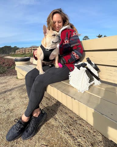 <p>Cheryl Burke/Instagram</p> Cheryl Burke and her dog, Ysabella.