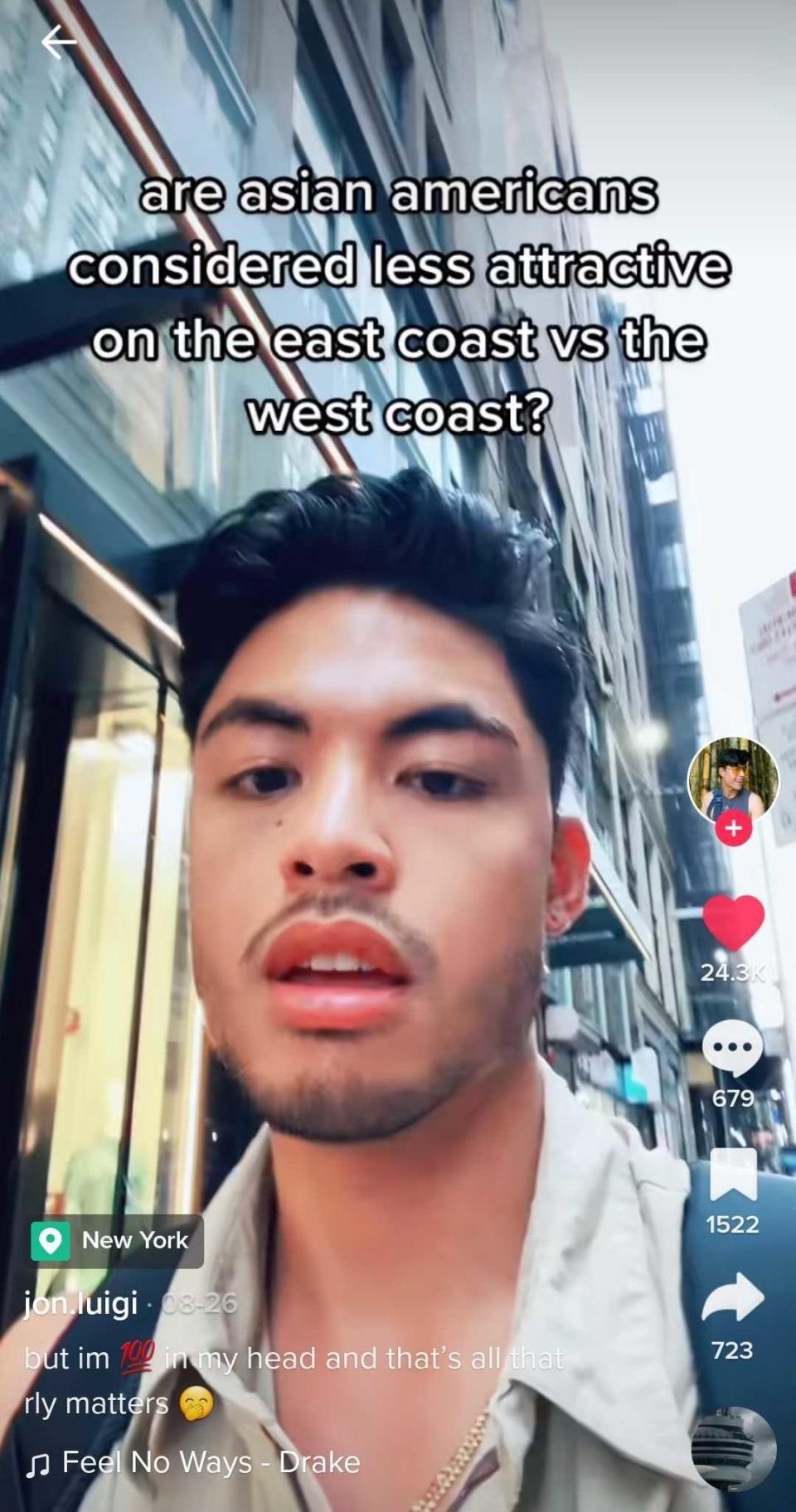 screenshot of TikTok wherein Jon is speaking into the camera