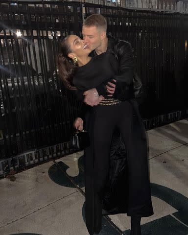 <p>Olivia Culpo/Instagram</p> Christian McCaffrey and Olivia Culpo