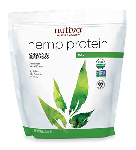 3) Nutiva Organic Cold-Processed Hemp Protein
