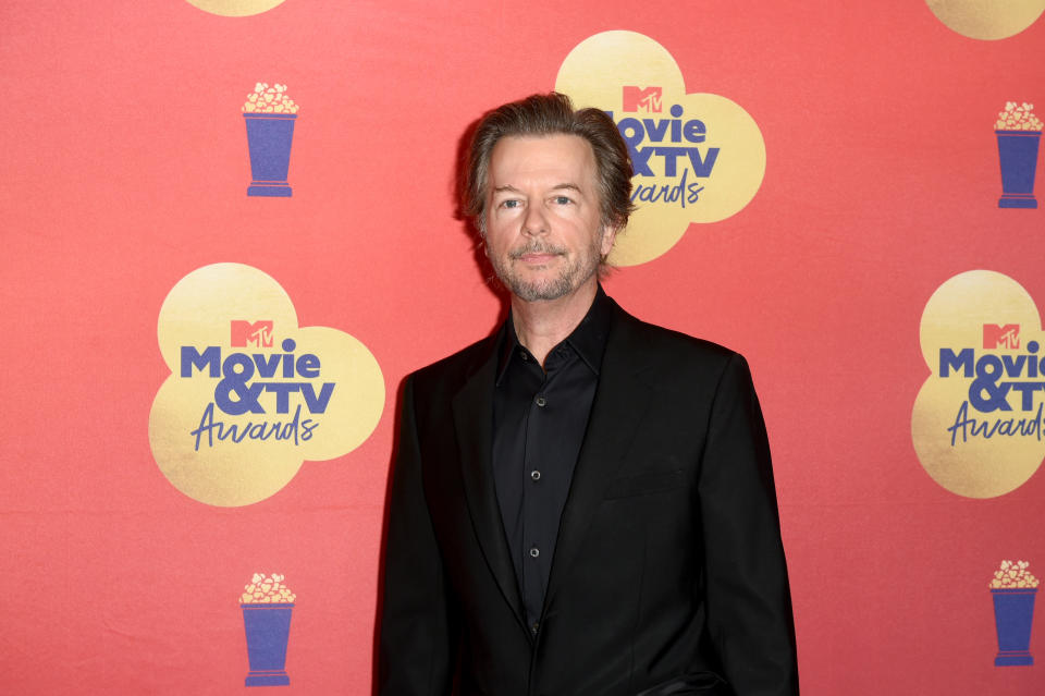 SANTA MONICA, CALIFORNIA - JUNE 05: David Spade attends the 2022 MTV Movie & TV Awards at Barker Hangar on June 05, 2022 in Santa Monica, California. (Photo by Vivien Killilea/Getty Images for MTV)