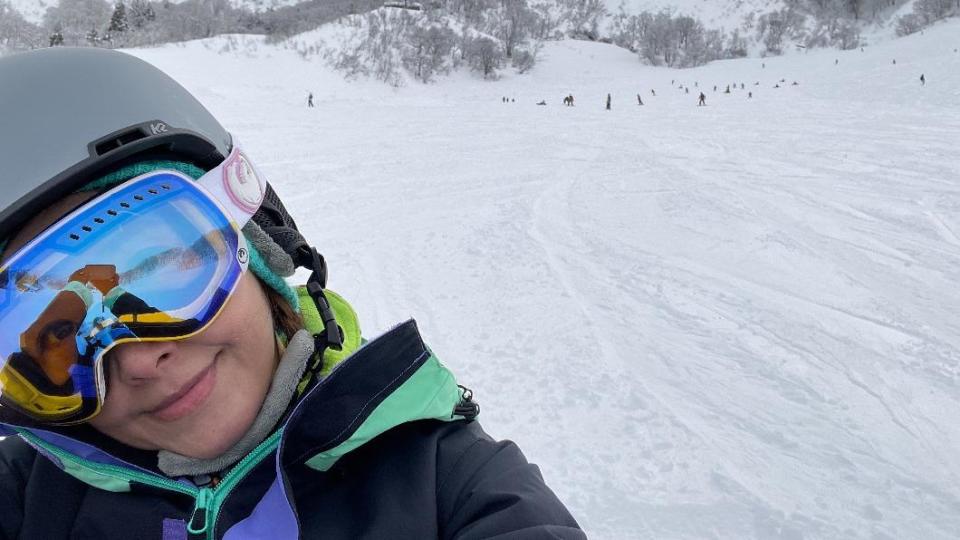 蘇慧倫過年去日本滑雪。（圖／相信音樂提供）