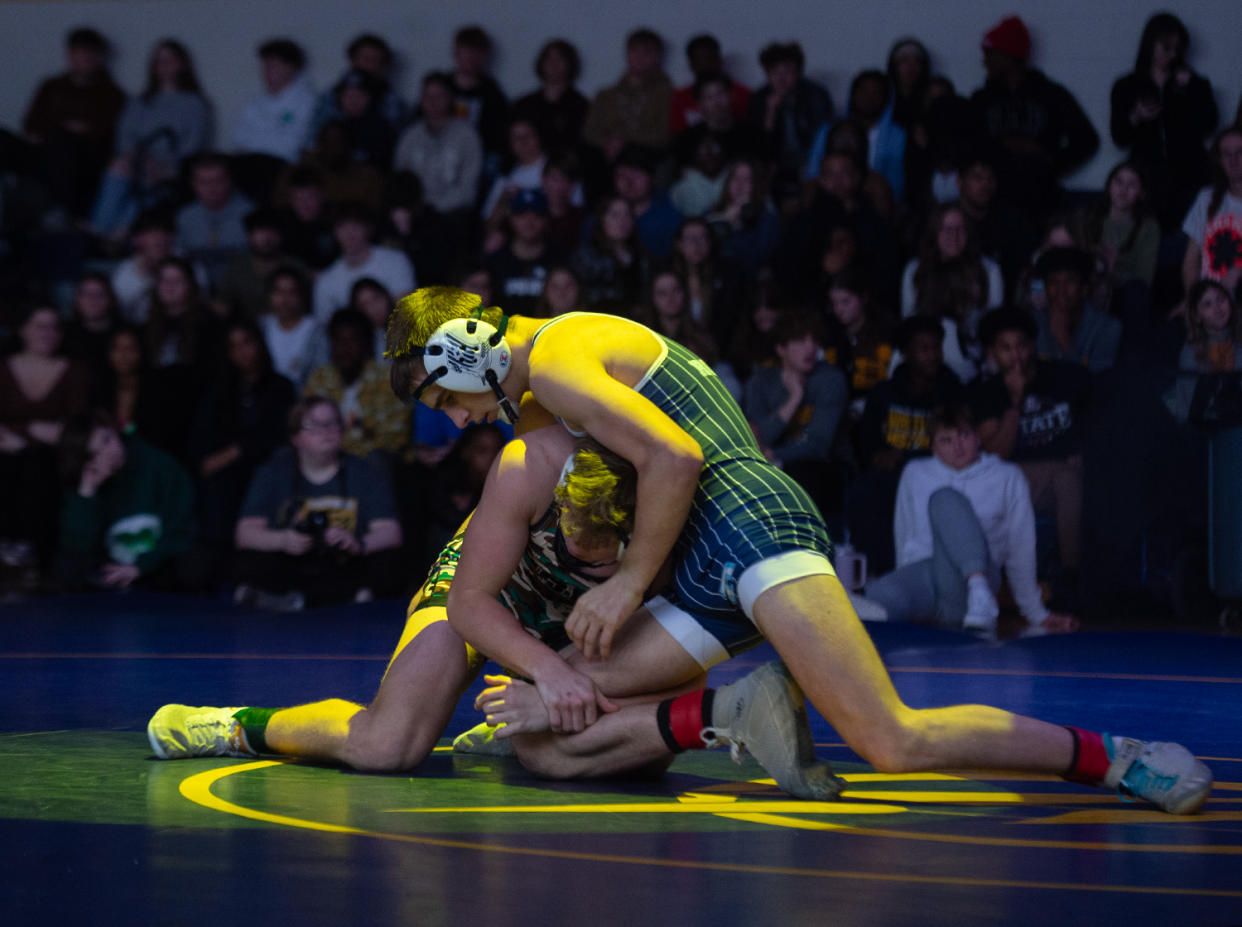 Streetsboro's Hunter Smith, left, picked up his 100th career victory Saturday.