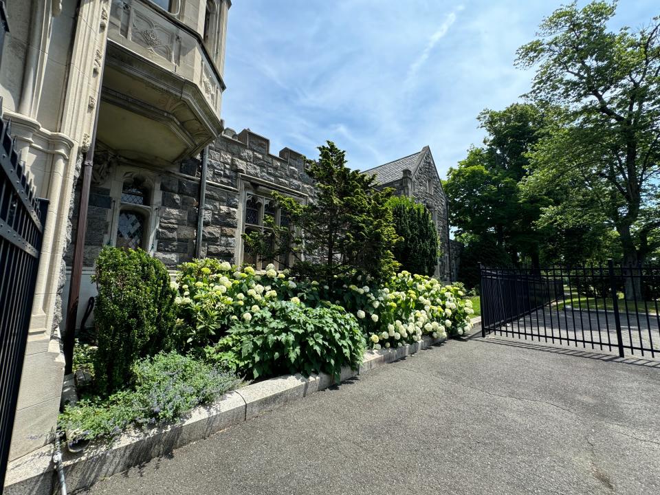 front garden of hempstead house