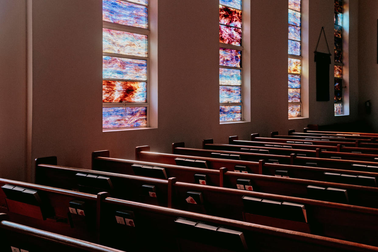 Immanuel Baptist Church in Metropolis. (Bryan Birks for NBC News)