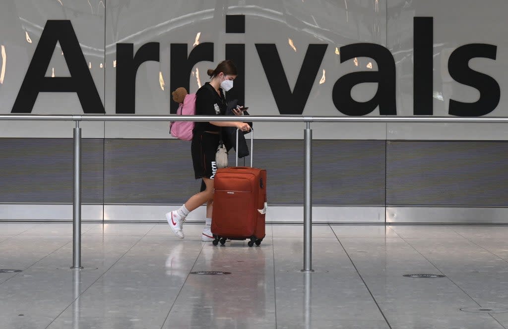 UK residents have faced travel restrictions to the US for more than a year (file photo) (AFP via Getty Images)