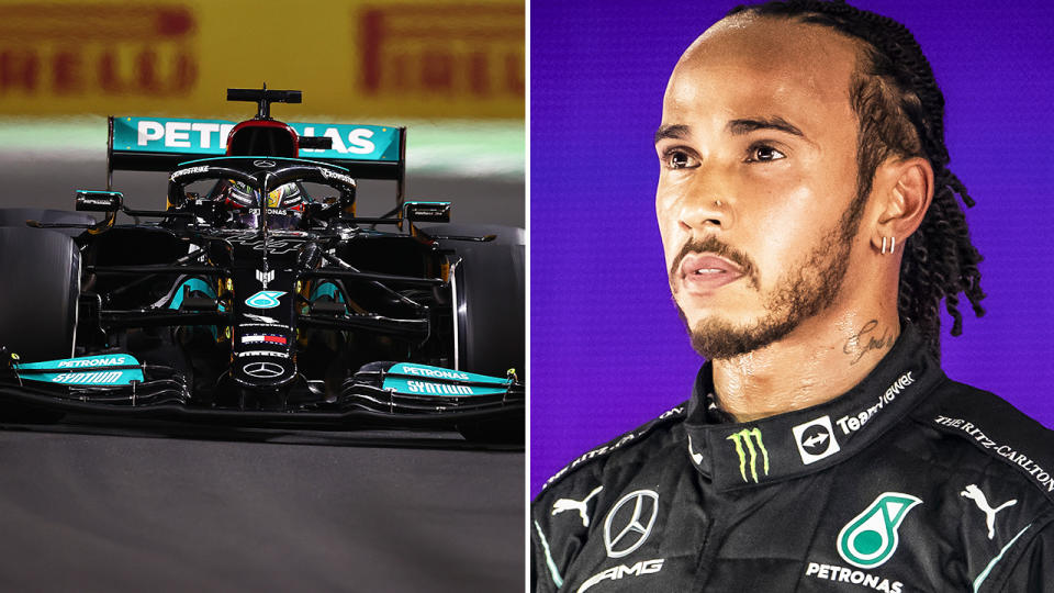 Mercedes have apologised following outcry over a a new sponsor deal which saw the logo for Kingspan, a building materials firm associated with the Grenfell Tower tragedy, appear on Lewis Hamilton's car. Pictures: Getty Images